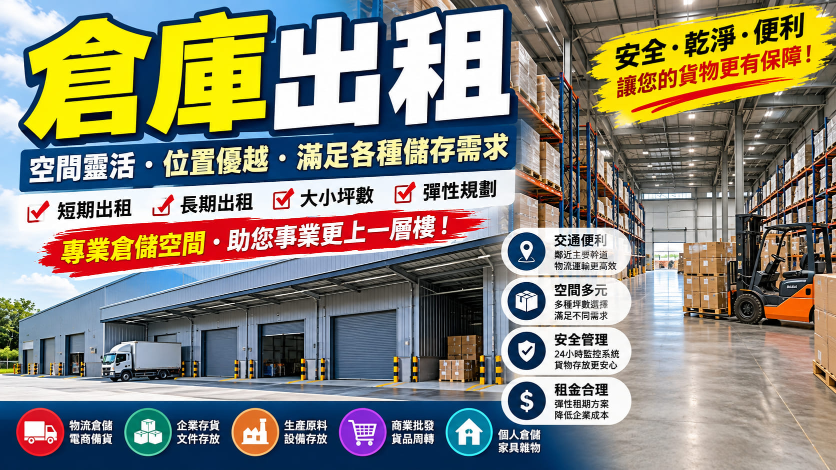 倉庫出租怎麼選？倉儲空間、租金費用、租賃流程與6大避雷重點